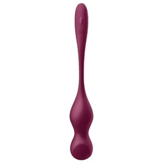 Satisfyer Love Birds Vary bordeaux entier vu côté bouton