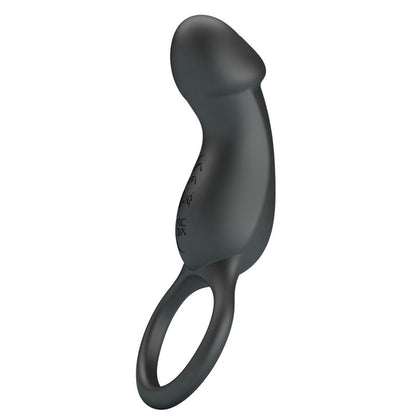 PRETTY LOVE - ANILLO VIBRADOR TRAE CON ESTIMULADOR NEGRO