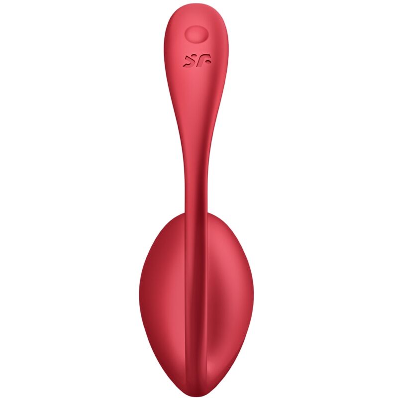 SATISFYER - SHINY PETAL STIMULATEUR À TÉLÉLÉCOMMANDE À DISTANCE G POINT ROUGE APPLICATION GRATUITE
