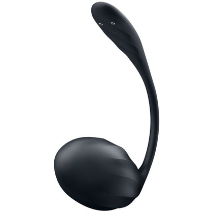 SATISFYER - RIBBED PETAL TÉLÉLÉCOMMANDE DE STIMULATEUR DE POINT G NOIR APPLICATION GRATUITE