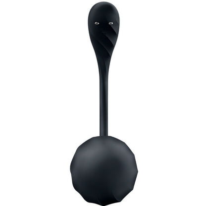 SATISFYER - RIBBED PETAL TÉLÉLÉCOMMANDE DE STIMULATEUR DE POINT G NOIR APPLICATION GRATUITE