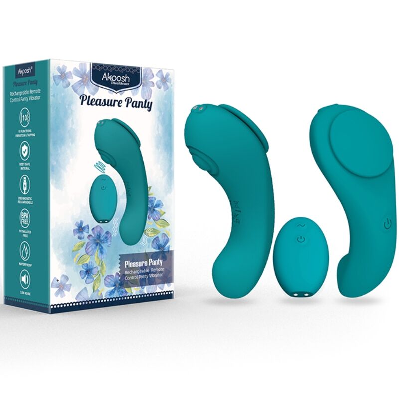 ARMONY - PLEASURE PANTY VIBRATEUR TÉLÉLÉCOMMANDE 3 VITESSES VERT