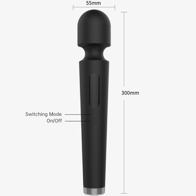 ARMONY - X POWER GRAND MASSAGE &amp; VIBRATEUR 7 VIBRATIONS NOIR