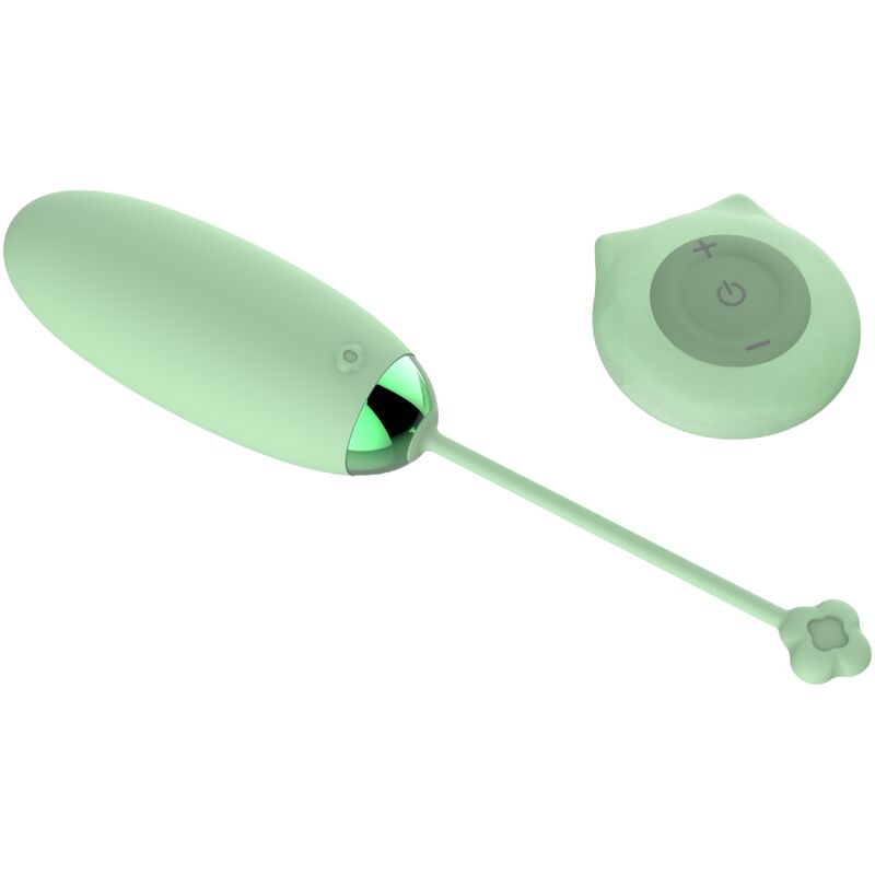 ARMONY - KITTY FUN EGG VIBRATEUR TÉLÉLÉCOMMANDE 10 VIBRATIONS VERT