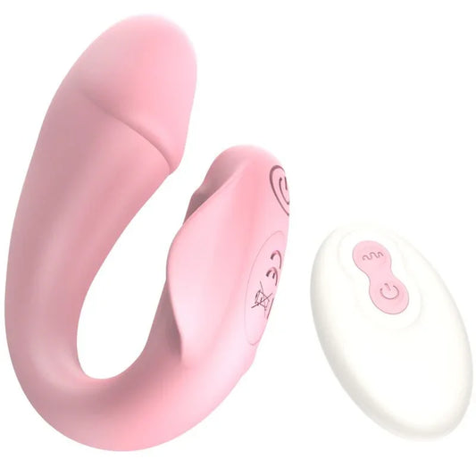 Armony – Freshfun Cici Stap On Vibrateur Télécommande et Application 10 Vibrations Rose