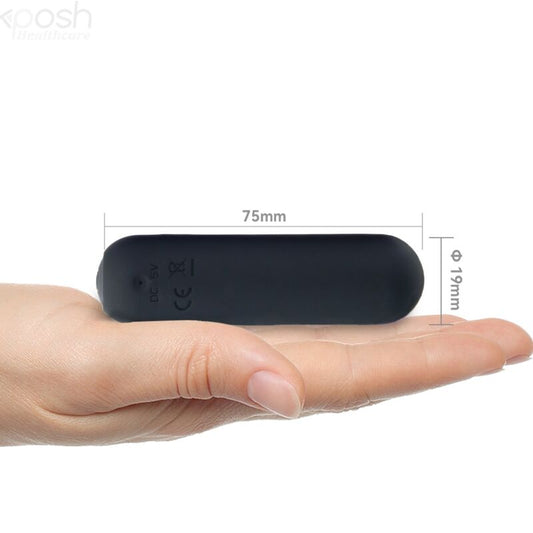 ARMONY - SPLASH HAHA VIBRATEUR BULLET SILICONE 10 VIBRATIONS 75 X 19 CM BLACK