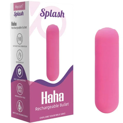 Armony – Splash Haha Vibrateur Bullet Silicone 10 Vibrations 75 X 19 cm Rose