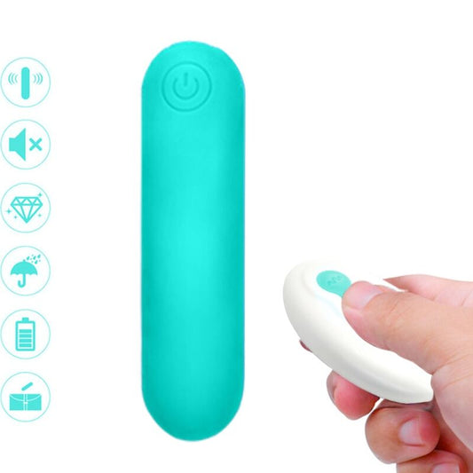 ARMONY - SPLASH JOLINE VIBRATEUR BULLET TÉLÉLÉCOMMANDE EN SILICONE 10 VIBRATIONS 65 X 15 CM VERT
