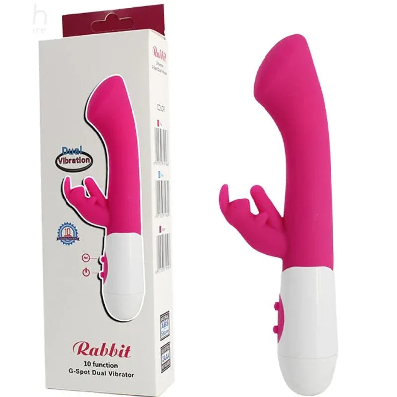 Armony – Vibrateur & Stimulateur Lapin G Spot 10 Vitesses Rose