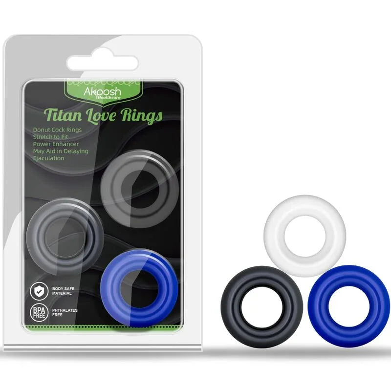 Armony – Titan Love Bague Donut Plusieurs Couleurs