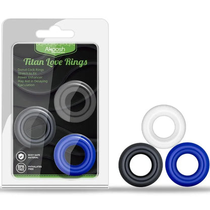 Armony – Titan Love Bague Donut Plusieurs Couleurs