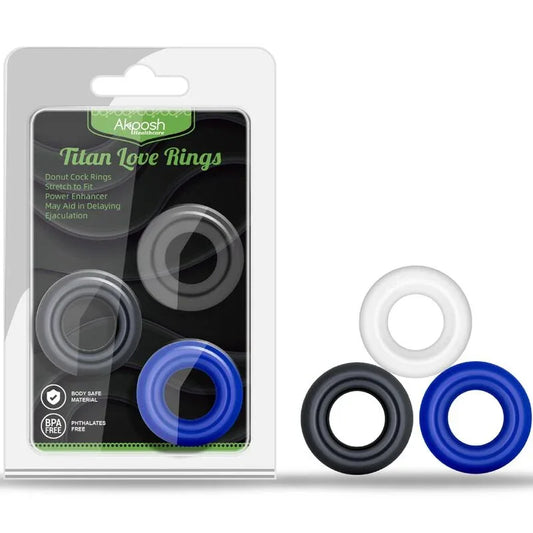 Armony – Titan Love Bague Donut Plusieurs Couleurs