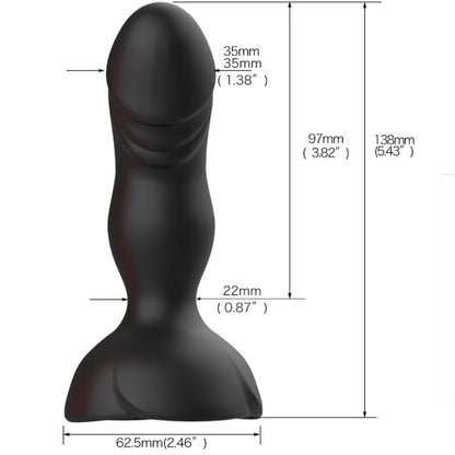 ARMONY - EXTREME A BLOOM VIBRATEUR ROSE ET PLUG ANAL TÉLÉLÉCOMMANDE NOIR