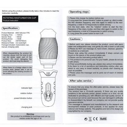 Armony – Belucci Vibrateur Masturbateur Oral Blanc