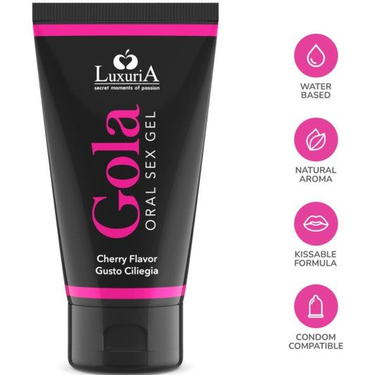 INTIMATELINE LUXURIA - ORAL SEXUAL GEL SAVEUR CERISE 50 ML