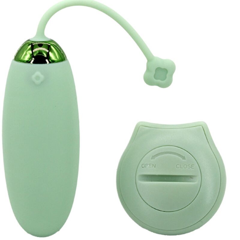 ARMONY - KITTY FUN EGG VIBRATEUR TÉLÉLÉCOMMANDE 10 VIBRATIONS VERT