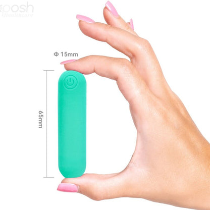 ARMONY - SPLASH JOLINE VIBRADOR BALA DE SILICONA CON CONTROL REMOTO 10 VIBRACIONES 65 X 15 CM VERDE