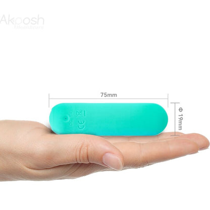 ARMONY - SPLASH JOIE VIBRATEUR BULLET TÉLÉCOMMANDE EN SILICONE 10 VIBRATIONS 75 X 19 CM VERT