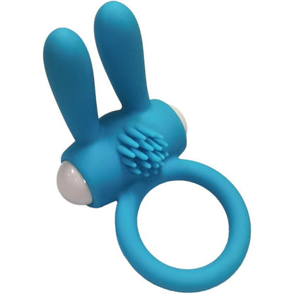 ARMONY - MR BUNNY ANILLO VIBRADOR DE SILICONA NEGRO