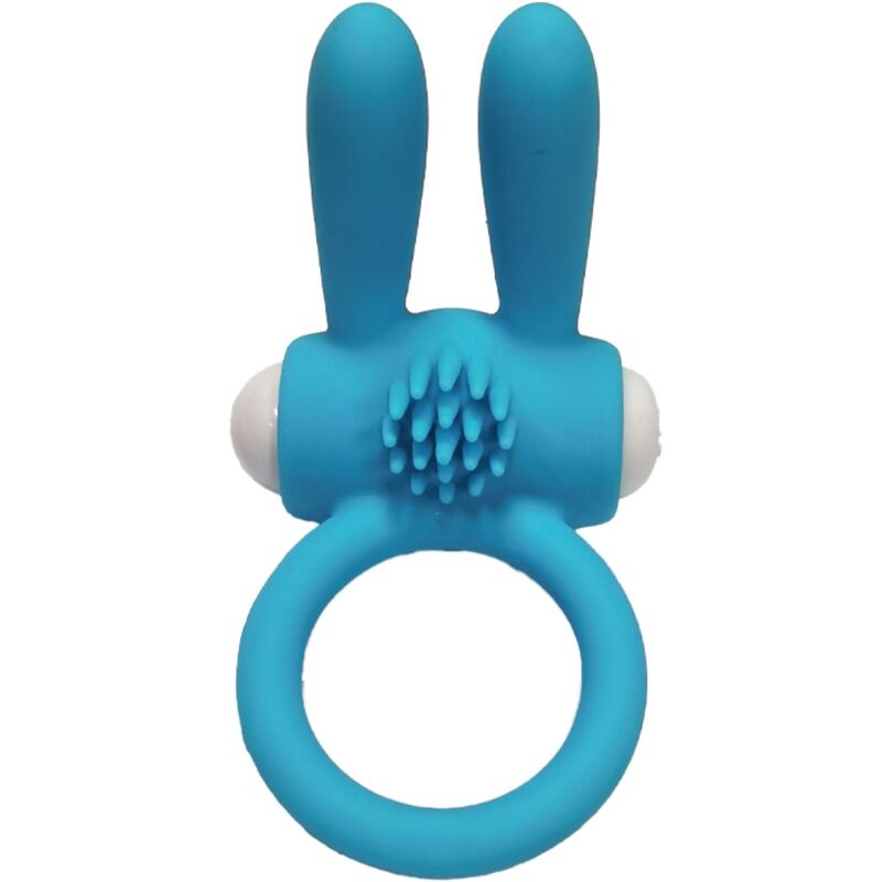 ARMONY - MR BUNNY ANILLO VIBRADOR DE SILICONA NEGRO