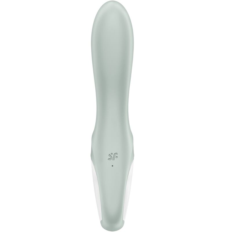 SATISFYER - VIBRADOR ANAL INFLABLE AIR PUMP BOOTY 3 GRIS VERDE