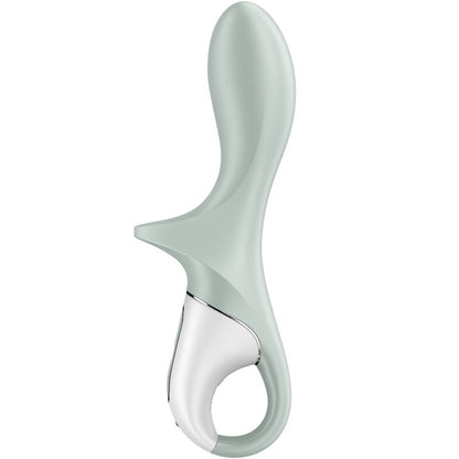 SATISFYER - VIBRADOR ANAL INFLABLE AIR PUMP BOOTY 3 GRIS VERDE