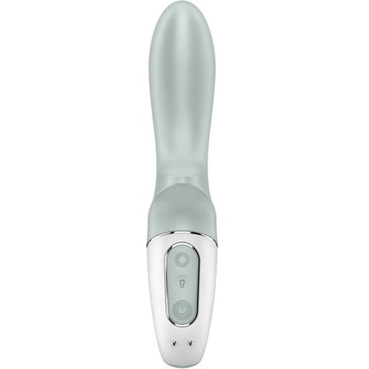 SATISFYER - VIBRADOR ANAL INFLABLE AIR PUMP BOOTY 3 GRIS VERDE