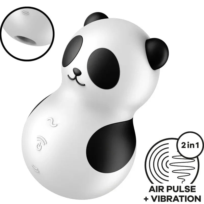 Satisfyer – Pocket Panda Stimulateur & Vibrateur Noir et Blanc