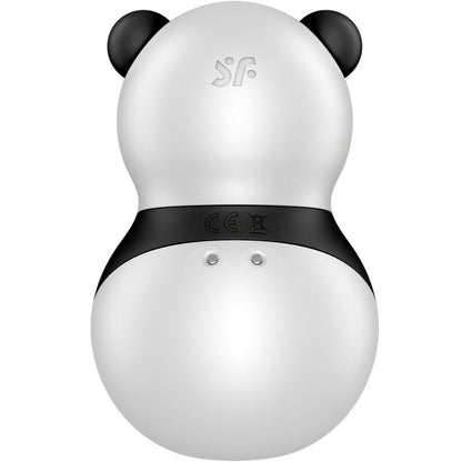 SATISFYER - POCKET PANDA STIMULATEUR &amp; VIBRATEUR NOIR ET BLANC