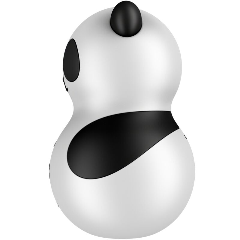 SATISFYER - POCKET PANDA STIMULATEUR &amp; VIBRATEUR NOIR ET BLANC
