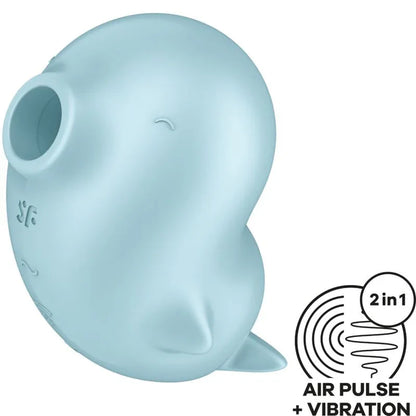Satisfyer – Sassy Seal Stimulateur et Vibrateur Bleu