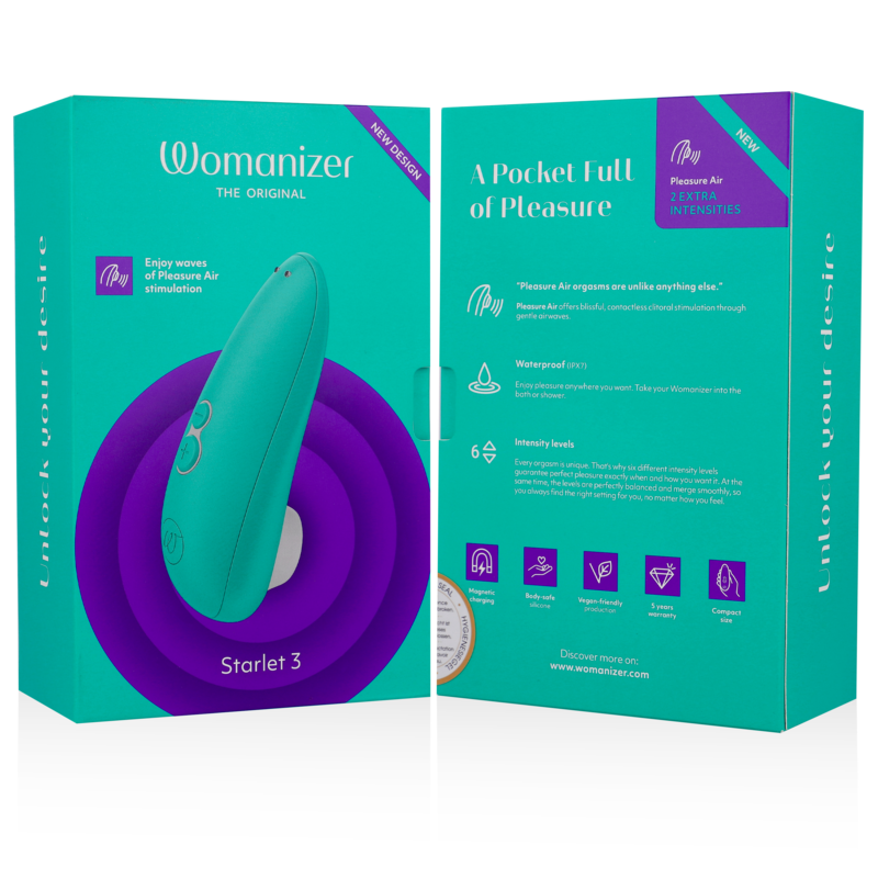 Stimulateur clitoridien stimulateur clitoral starlet 3 turquoise – Womanizer