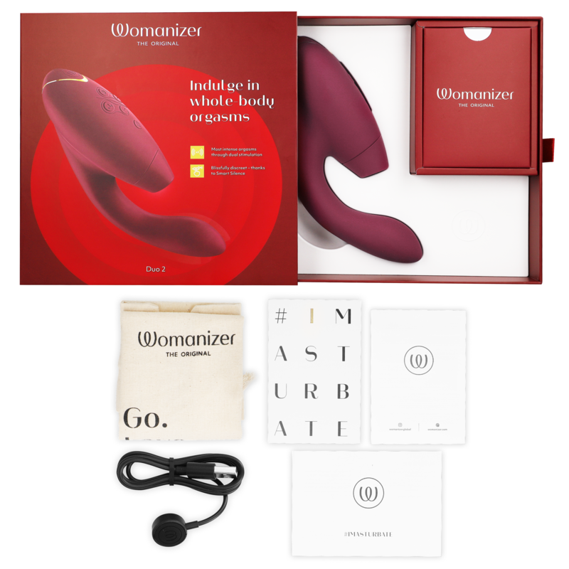 Stimulateur clitoridien duo 2 stimulateur bordeaux – Womanizer