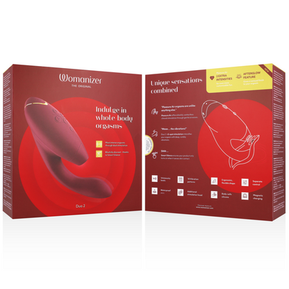 Stimulateur clitoridien duo 2 stimulateur bordeaux – Womanizer