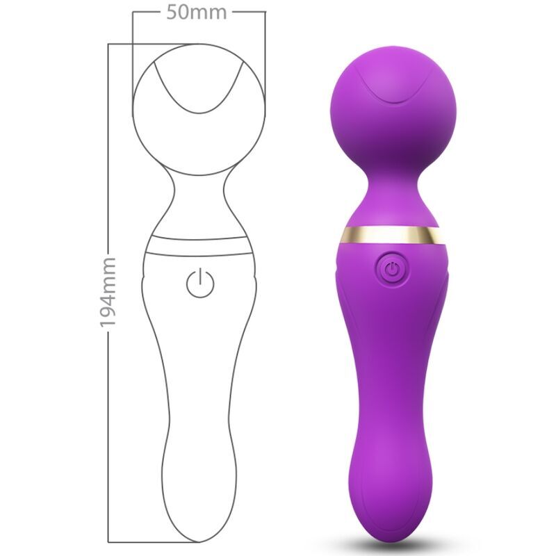 ARMONY - FREEZA MASSAGER &amp; VIBRATEUR TÊTE SUPER FLEXIBLE VIOLET