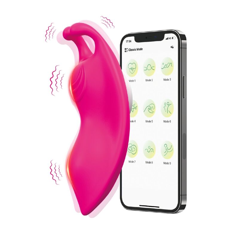 Honeybee wearable panties vibrateur g-spot fuchsia - application gratuite – Armony
