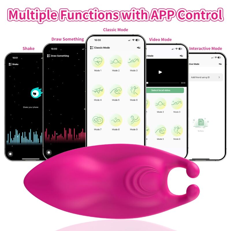 Honeybee wearable panties vibrateur g-spot fuchsia - application gratuite – Armony