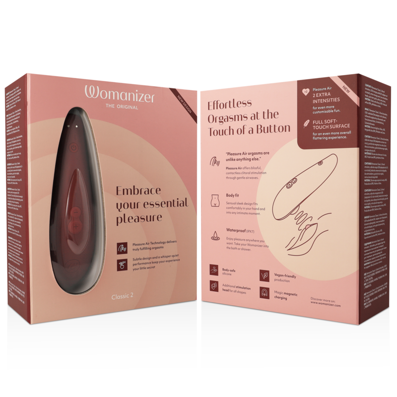 Stimulateur clitoridien stimulateur clitoral classic 2 bordeaux – Womanizer