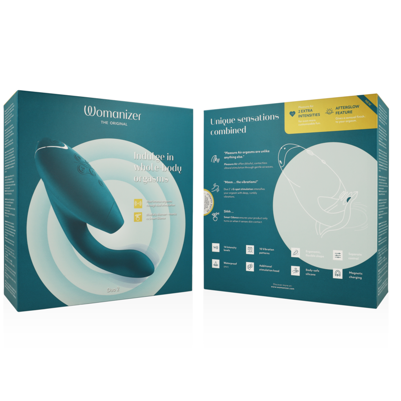 Stimulateur clitoridien duo 2 stimulator bleu pétrole – Womanizer