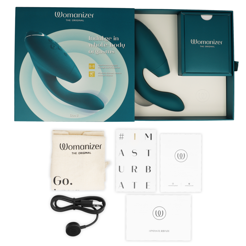 Stimulateur clitoridien duo 2 stimulator bleu pétrole – Womanizer