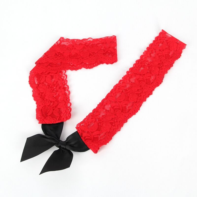 SUBBLIME - 952068 VESTIDO CORTO DE MALLA CON COSTURAS NEGRAS Y ROJAS TALLA ÚNICA