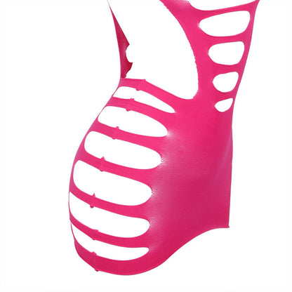 SUBBLIME - 952273 VESTIDO DE MALLA ELÁSTICA MANGA LARGA ROSA TALLA ÚNICA