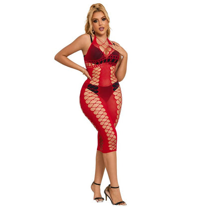 Robe longue réseille rouge – Subblime 952327