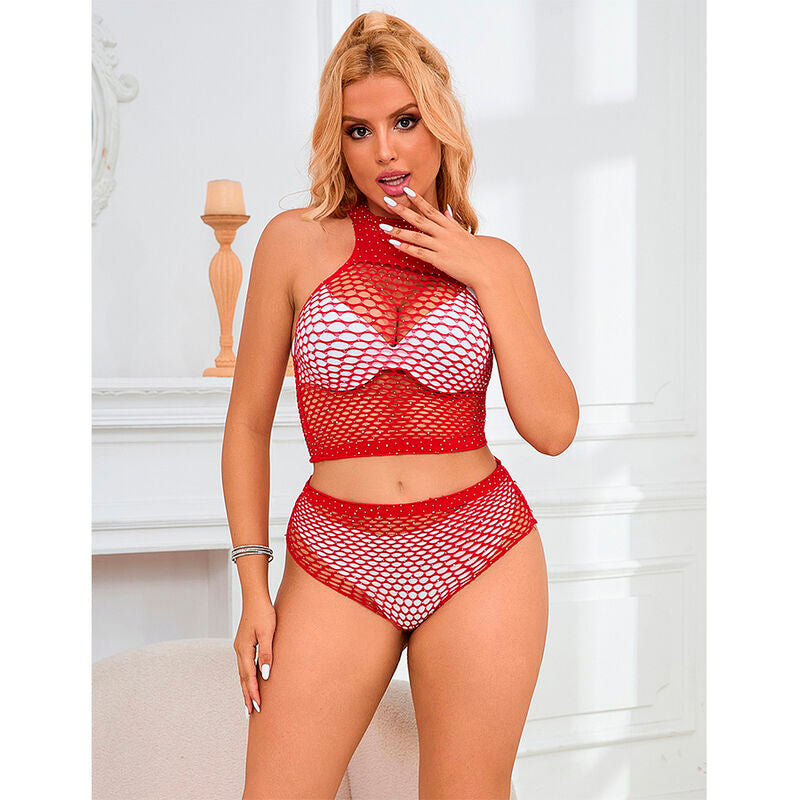 SUBBLIME - 952402 CONJUNTO DE RED DE DIAMANTE ROSA TALLA ÚNICA