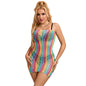 SUBBLIME - 952457 VESTIDO DE RED CON HOMBROS DESCUBIERTOS SIN MANGAS ARCOÍRIS TALLA ÚNICA