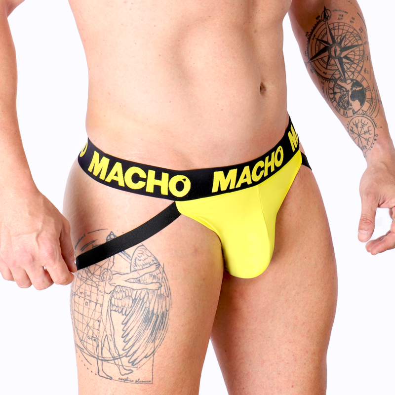 MALE - MX25A JOCK YELLOW LYCRA S