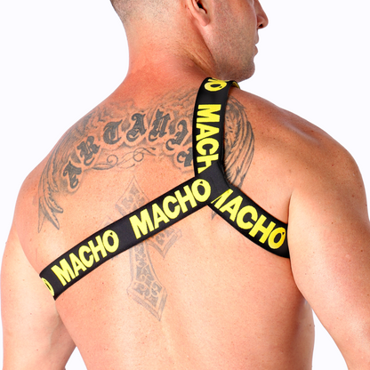 MALE - YELLOW ROMAN HARNESS S/M