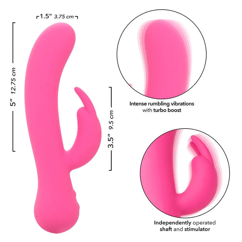 Calexotics – First Time Vibrateur Lapin Rechargeable Rose