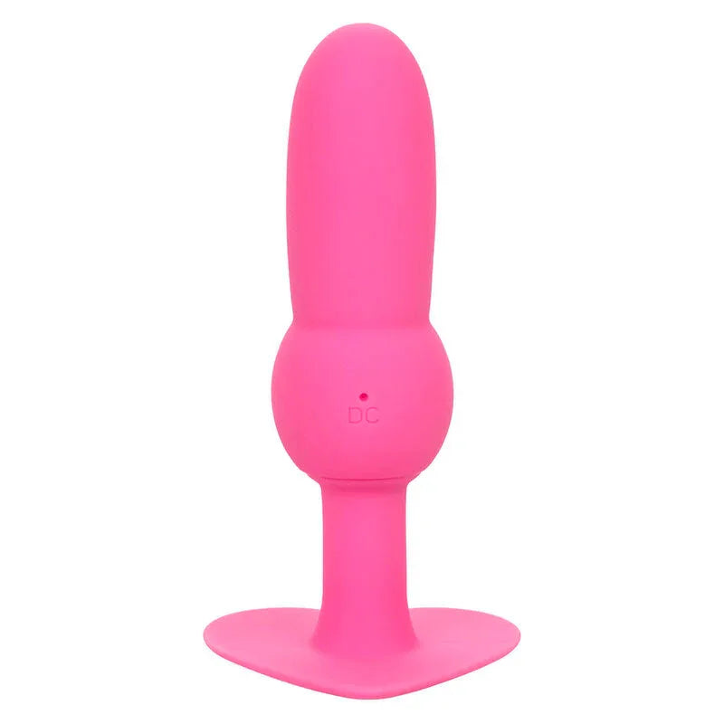Calexotics – First Time Sonde Anal Plug Perlée 10 Vibrations Rose