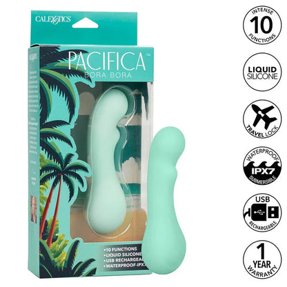 Calexotics – Pacifica Bora Bora Estimulateur Point G 10 Vibrations Aqua
